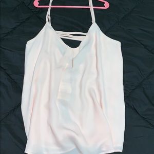 new baby pink spaghetti strap shirt